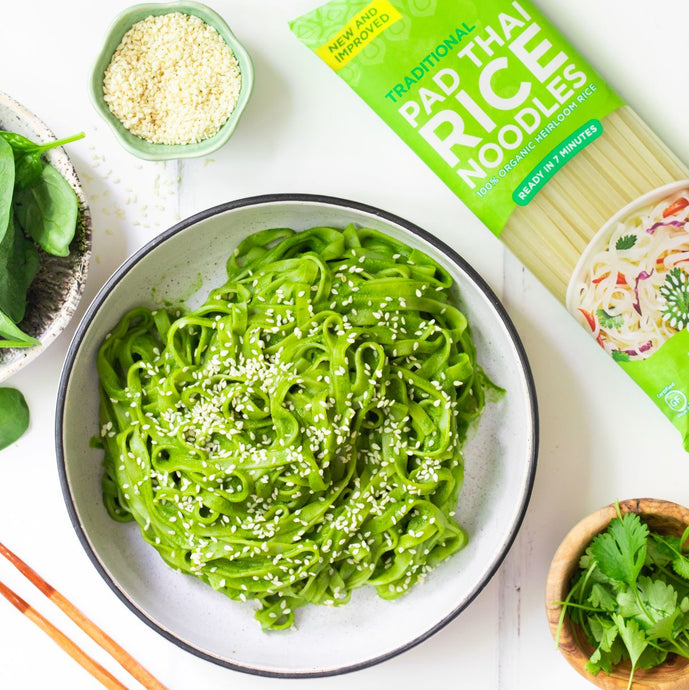 Spinach Miso Noodles