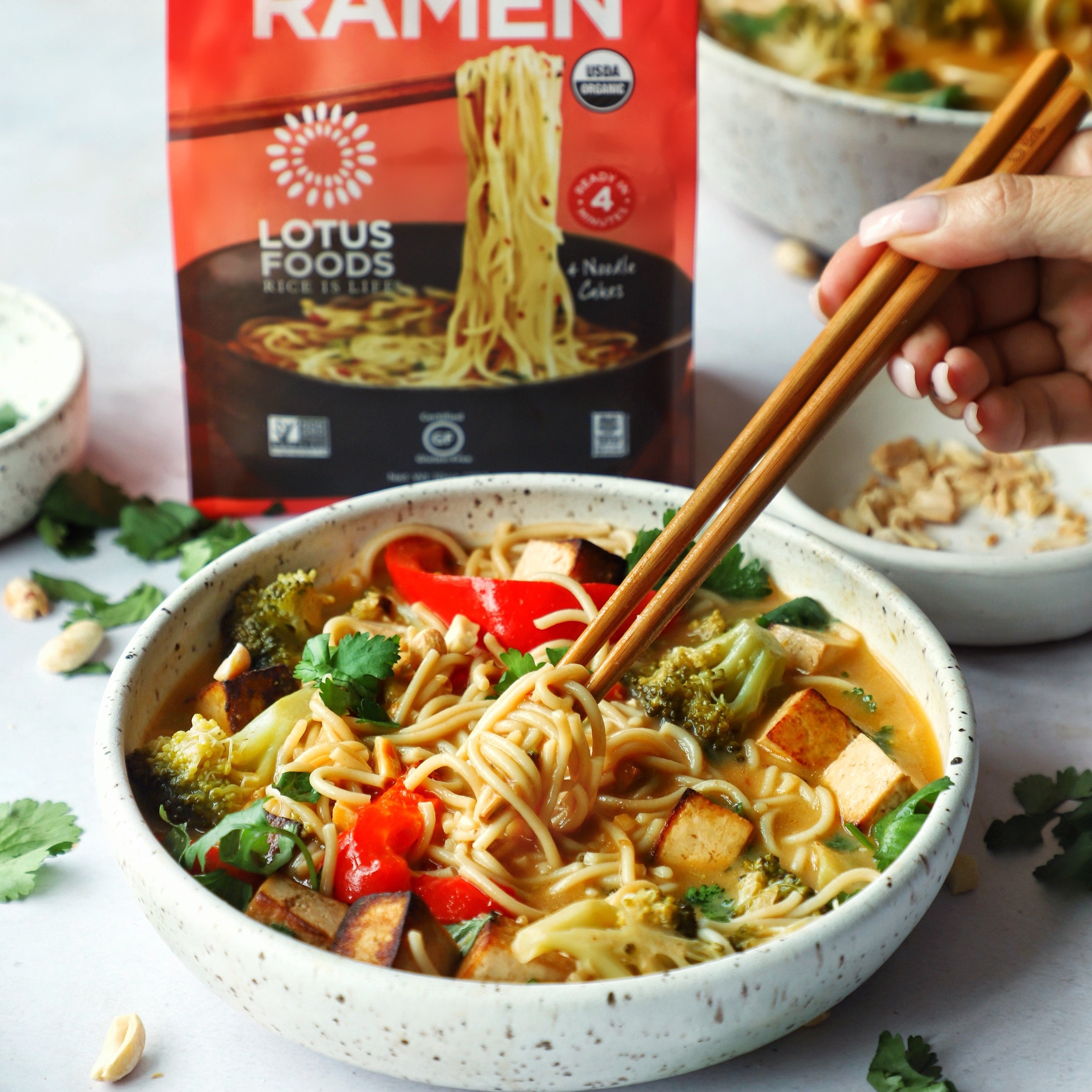 Lotus Foods Gluten Free Spicy Kimchi Rice Ramen Noodle Soup, 1.98 oz -  Gerbes Super Markets