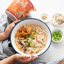 Load image into Gallery viewer, Spicy Kimchi Rice Ramen Noodle Soup with Freeze-Dried Chunky Veggies
