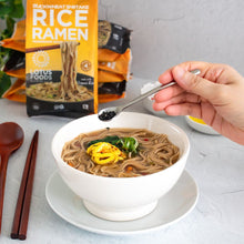 Load image into Gallery viewer, Buckwheat Shiitake Rice Ramen with Mushroom Soup
