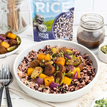 Load image into Gallery viewer, Organic White Jasmine &amp; Forbidden® Rice Blend Heat &amp; Eat Pouch
