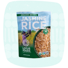 Load image into Gallery viewer, Organic Brown Jasmine Rice Heat &amp; Eat Pouch
