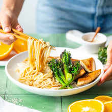 Load image into Gallery viewer, Organic Brown Udon Rice Noodles
