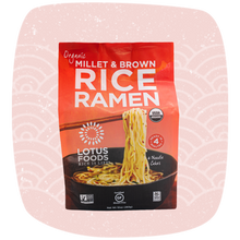 Load image into Gallery viewer, Organic Millet &amp; Brown Rice Ramen (4 Ramen Cakes)
