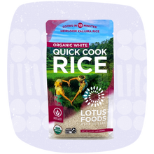 Load image into Gallery viewer, Organic White Quick Cook Rice
