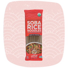 Load image into Gallery viewer, Organic Buckwheat &amp; Brown Soba Rice Noodles
